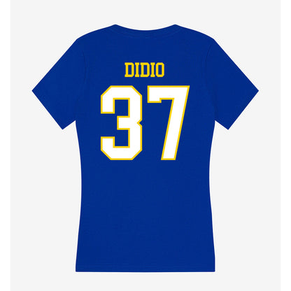 Delaware - NCAA Women's Lacrosse : Mia Didio - Women's V-Neck T-Shirt-1