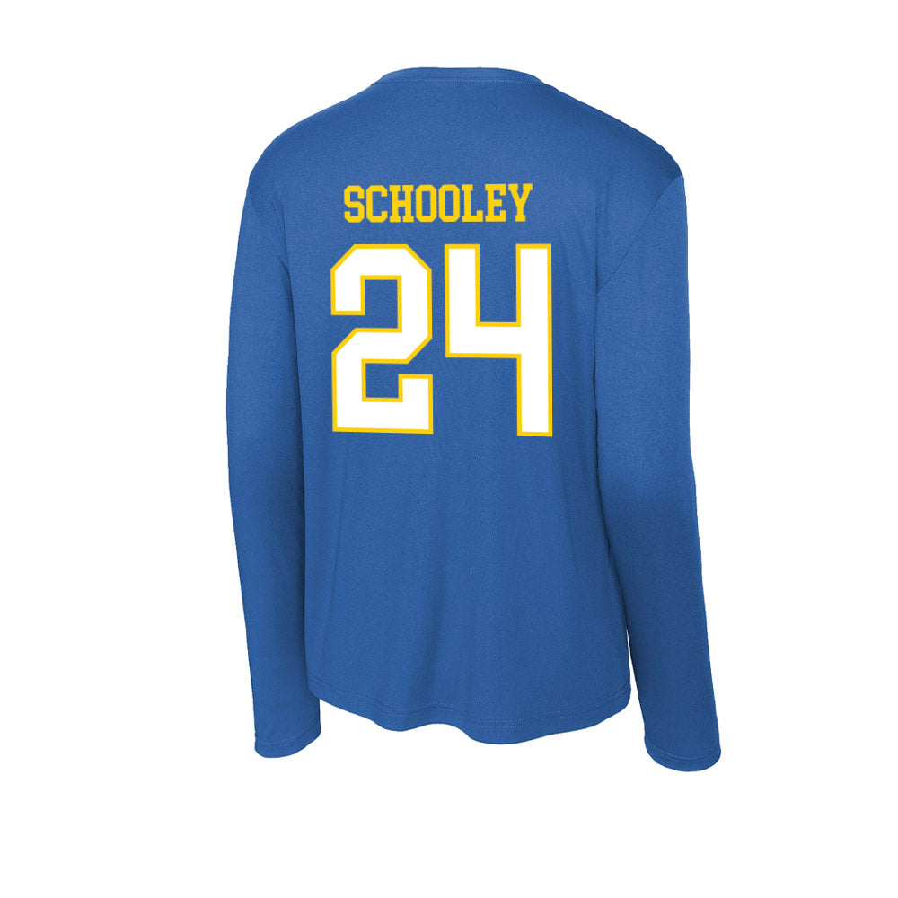 Delaware - NCAA Ice Hockey : Taylor Schooley - Activewear Long Sleeve T-Shirt-1