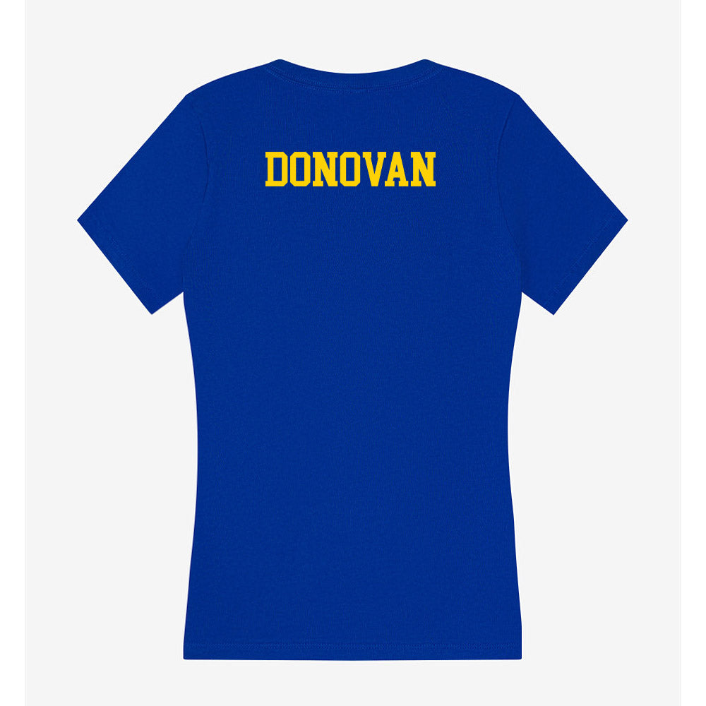 Delaware - NCAA Women's Cross Country : Cassidy Donovan - Women's V-Neck T-Shirt-1