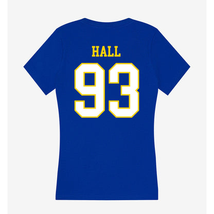 Delaware - NCAA Football : Jack Hall - Women's V-Neck T-Shirt-1