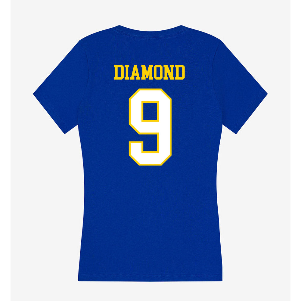Delaware - NCAA Softball : Madeline Diamond - Women's V-Neck T-Shirt-1