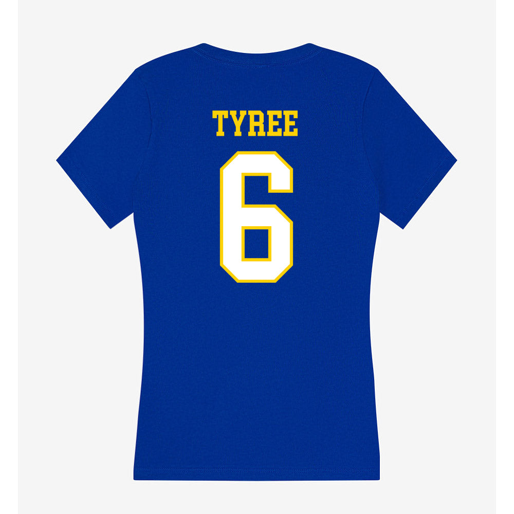 Delaware - NCAA Football : Nick Tyree - Women's V-Neck T-Shirt-1