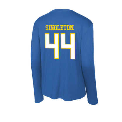Delaware - NCAA Football : Kaeden Singleton - Activewear Long Sleeve T-Shirt-1