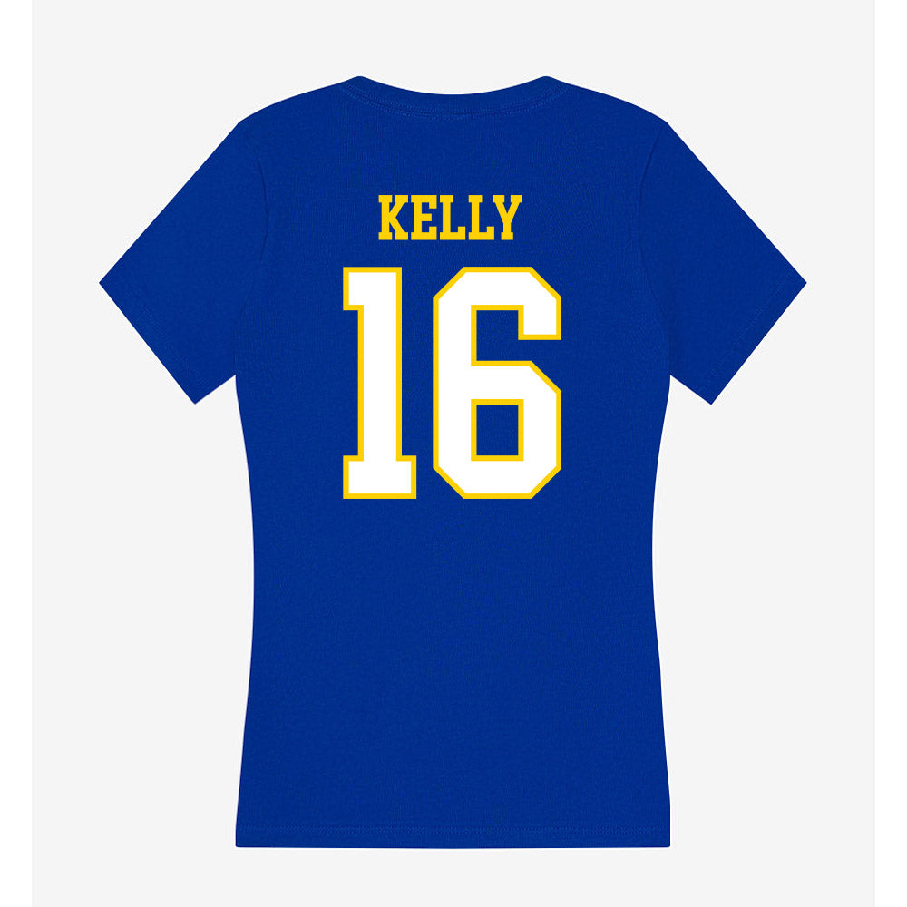 Delaware - NCAA Men's Soccer : Colin Kelly - Women's V-Neck T-Shirt-1