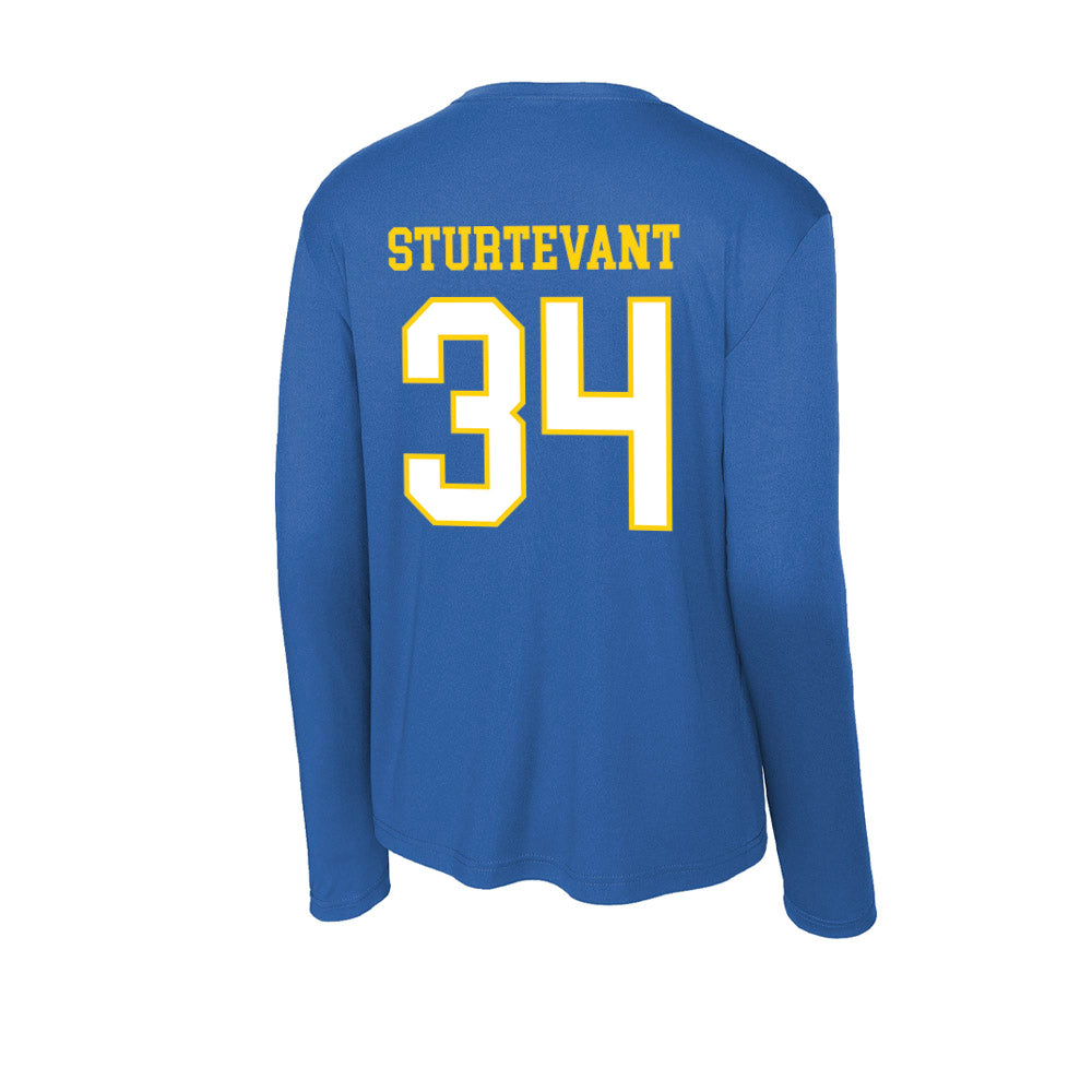 Delaware - NCAA Women's Lacrosse : Riley Sturtevant - Activewear Long Sleeve T-Shirt-1
