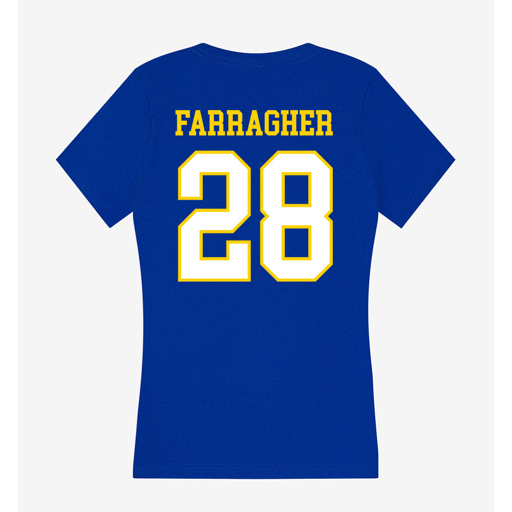 Delaware - NCAA Women's Lacrosse : Maggie Farragher - Women's V-Neck T-Shirt-1