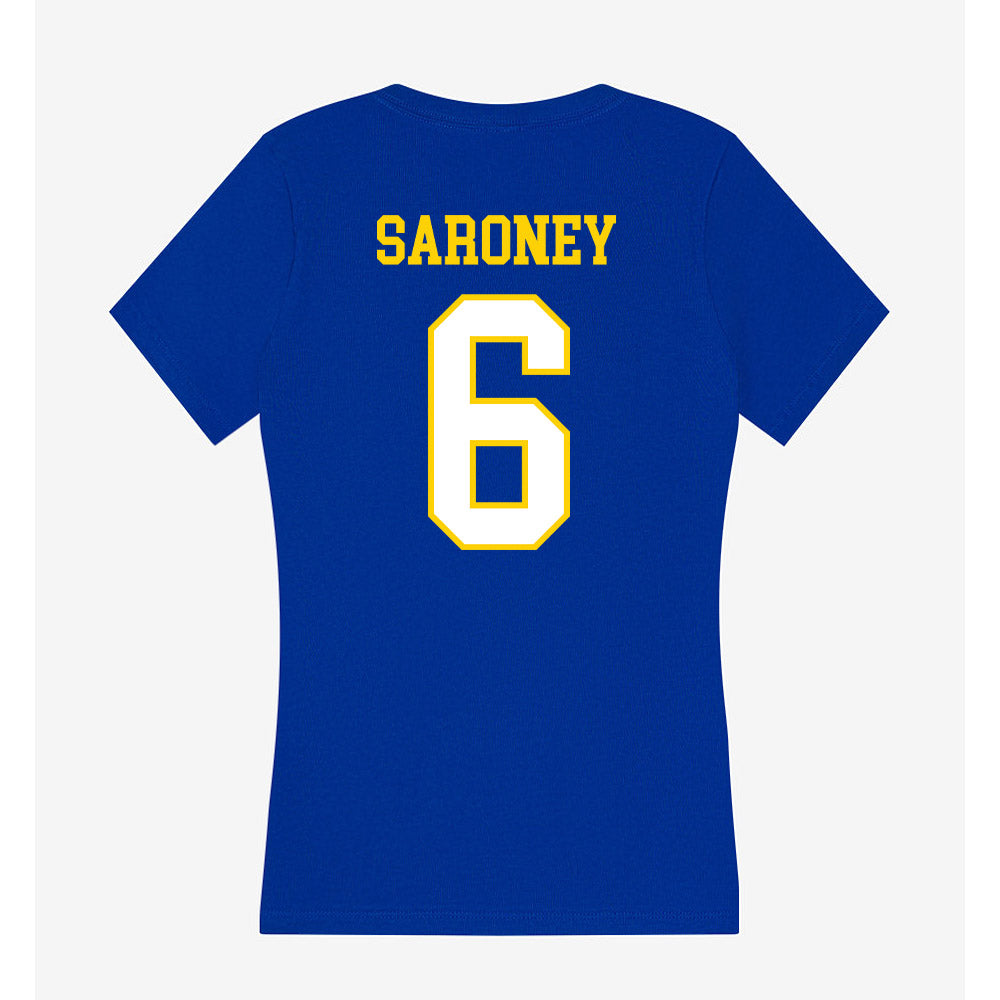 Delaware - NCAA Women's Lacrosse : Halen Saroney - Women's V-Neck T-Shirt-1