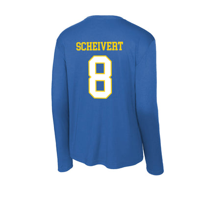 Delaware - NCAA Softball : Katie Scheivert - Activewear Long Sleeve T-Shirt-1