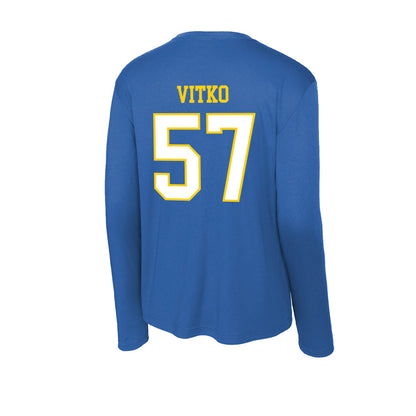 Delaware - NCAA Football : Noah Vitko - Activewear Long Sleeve T-Shirt-1
