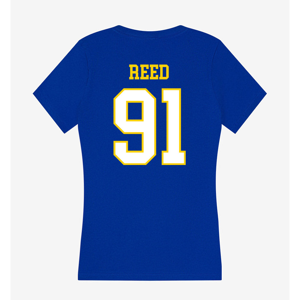Delaware - NCAA Football : Nate Reed - Women's V-Neck T-Shirt-1