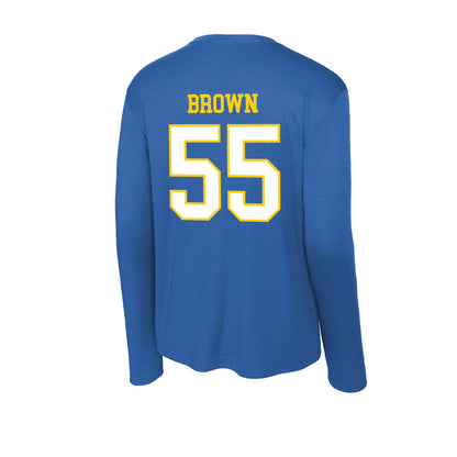 Delaware - NCAA Men's Basketball : Jameel Brown - Activewear Long Sleeve T-Shirt-1