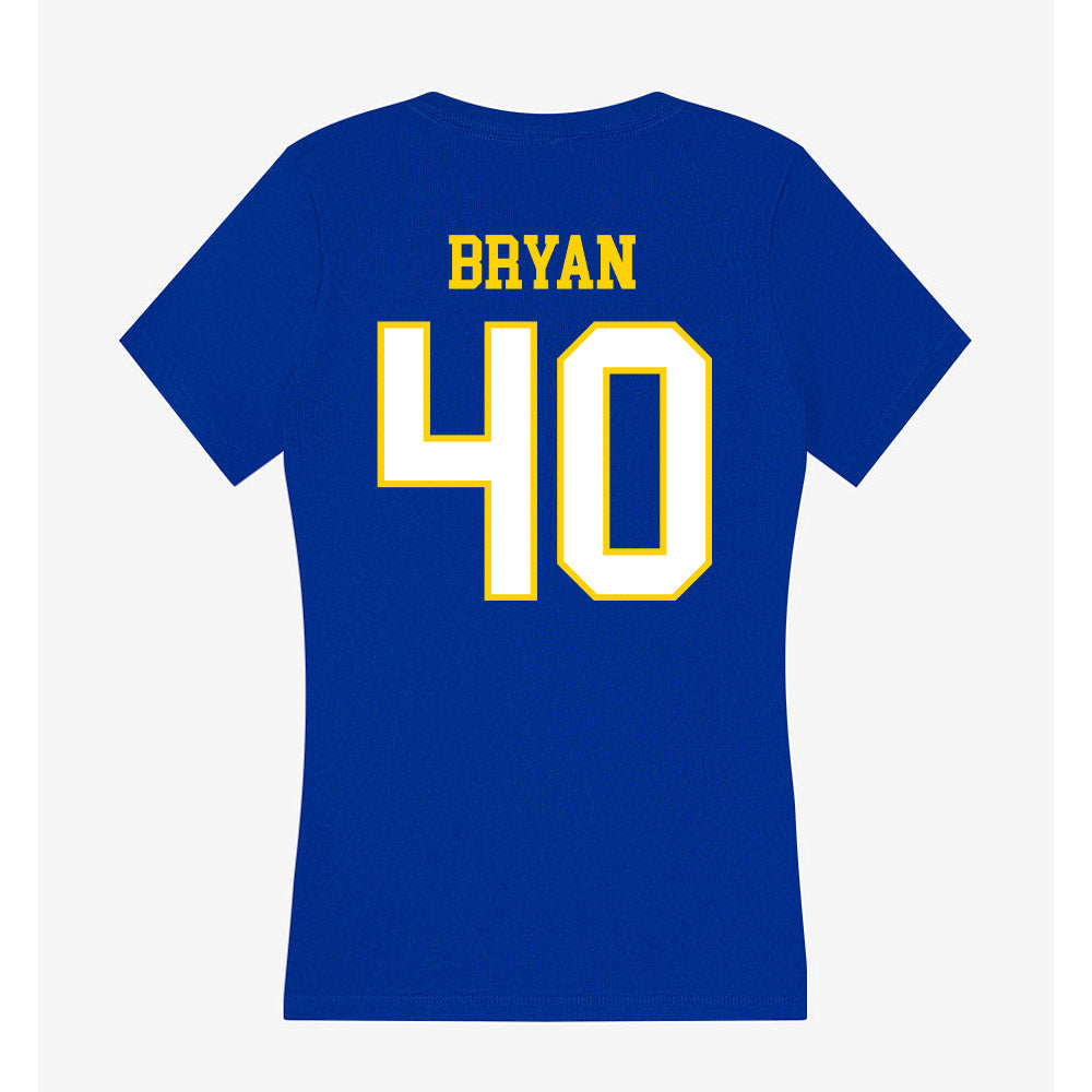 Delaware - NCAA Baseball : Dylan Bryan - Women's V-Neck T-Shirt-1