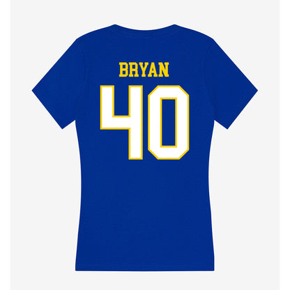 Delaware - NCAA Baseball : Dylan Bryan - Women's V-Neck T-Shirt-1
