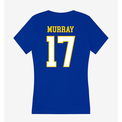 Delaware - NCAA Women's Volleyball : Asia Murray - Women's V-Neck T-Shirt-1
