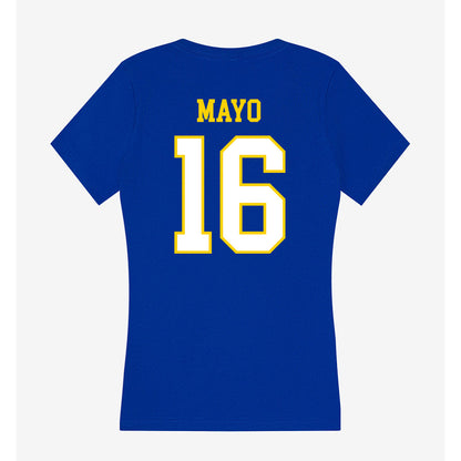 Delaware - NCAA Ice Hockey : Eva Mayo - Women's V-Neck T-Shirt-1