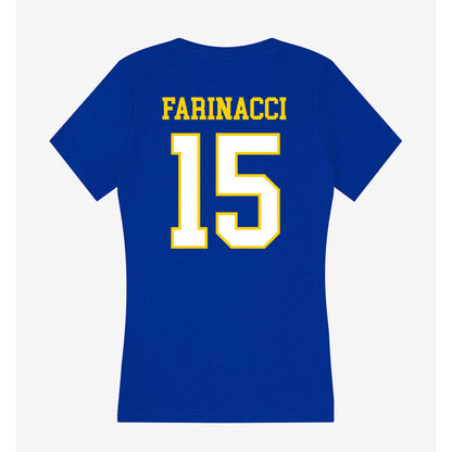 Delaware - NCAA Women's Lacrosse : Julianna Farinacci - Women's V-Neck T-Shirt-1