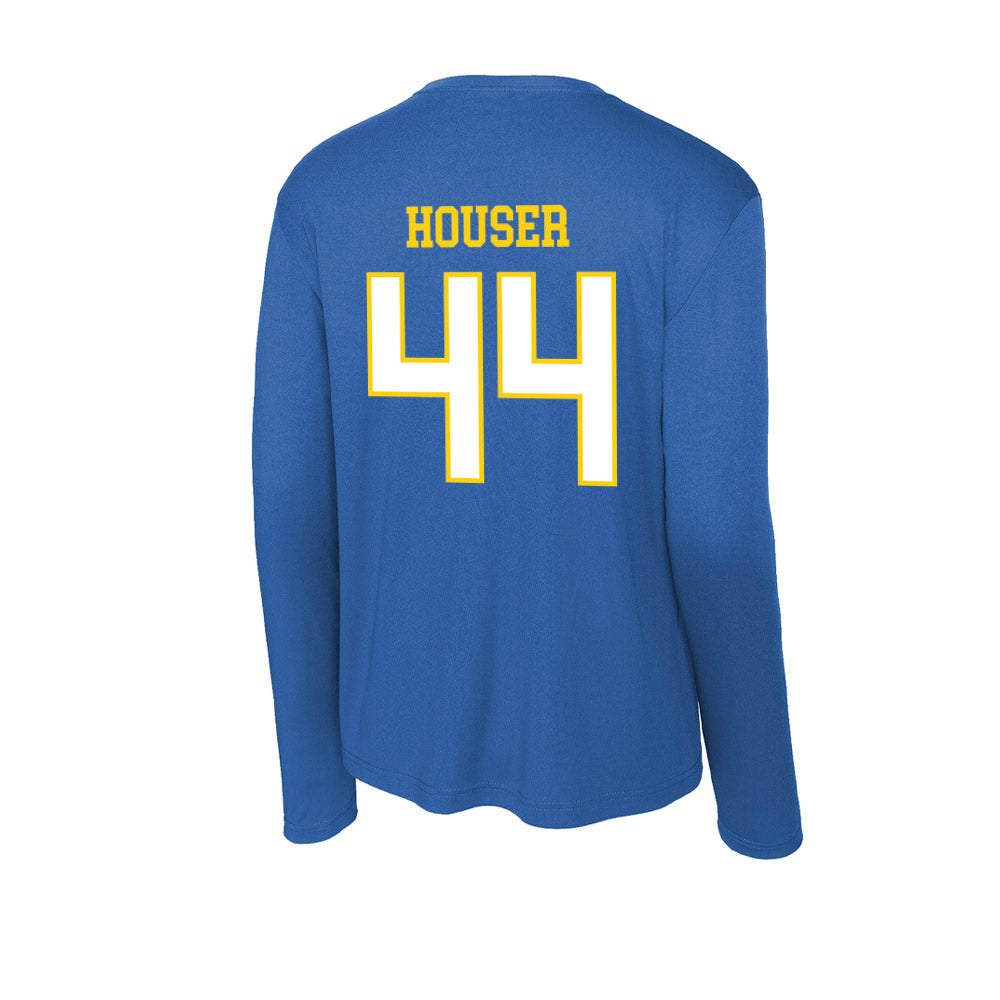 Delaware - NCAA Men's Basketball : Tyler Houser - Activewear Long Sleeve T-Shirt-1