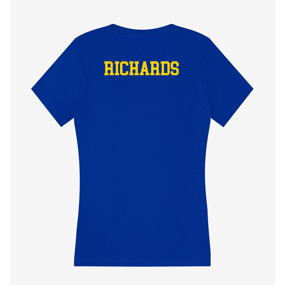 Delaware - NCAA Women's Swimming & Diving : Erin Richards - Women's V-Neck T-Shirt-1