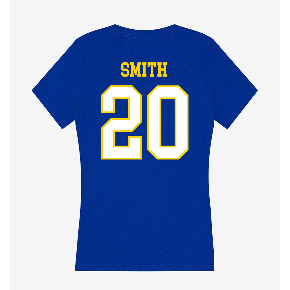 Delaware - NCAA Ice Hockey : Meera Smith - Women's V-Neck T-Shirt-1