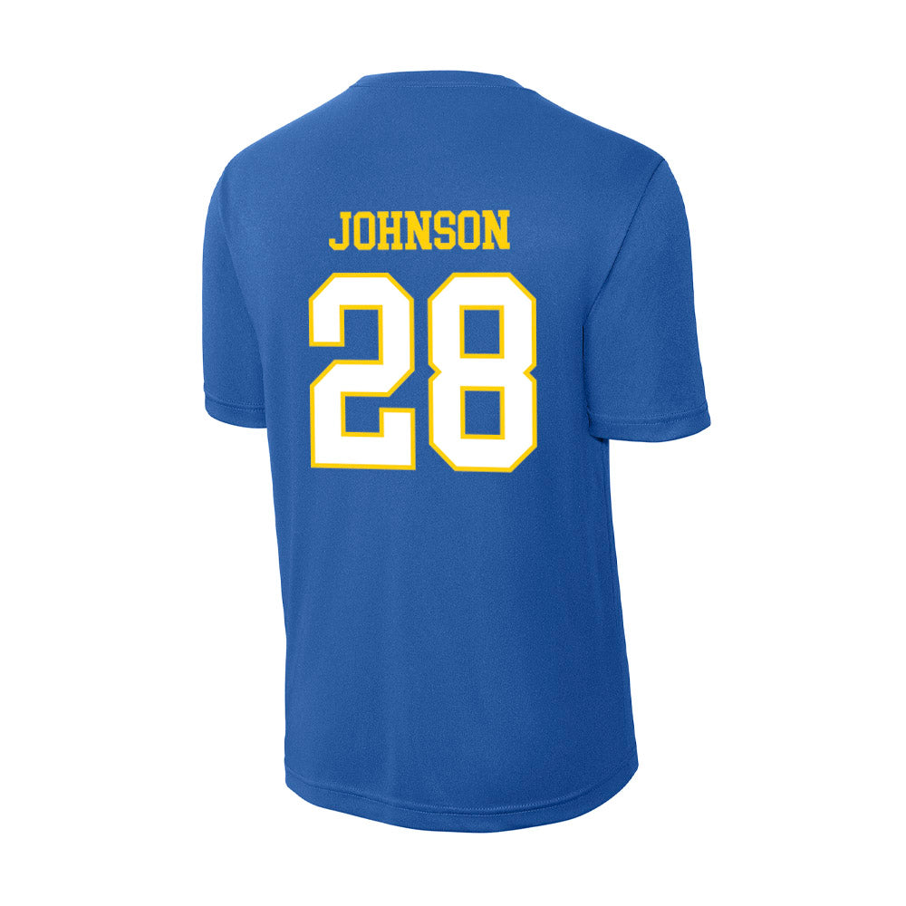 Delaware - NCAA Men's Soccer : Mikey Johnson - Activewear T-Shirt-1