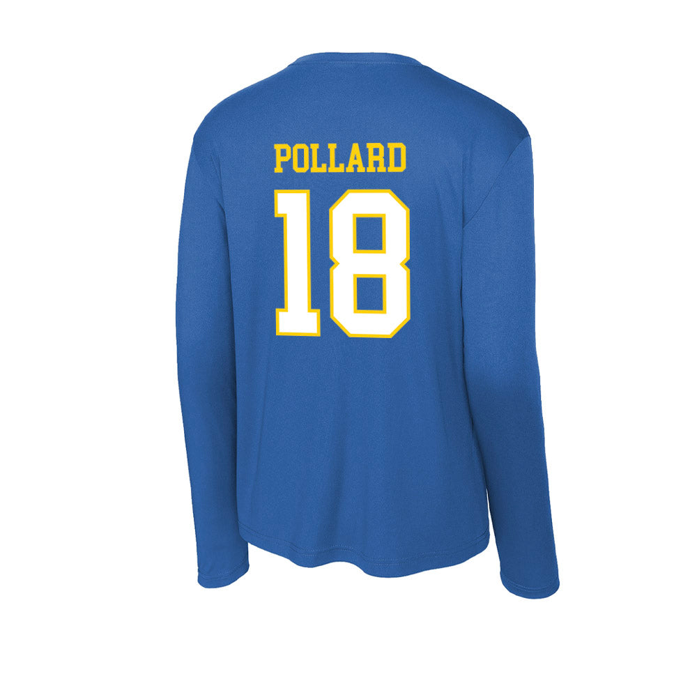 Delaware - NCAA Football : Mysonne Pollard - Activewear Long Sleeve T-Shirt-1