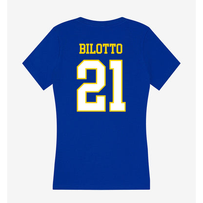 Delaware - NCAA Baseball : Nicholas Bilotto - Women's V-Neck T-Shirt-1