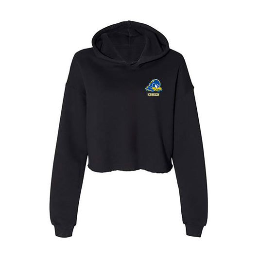 Delaware - NCAA Ice Hockey : Kacey Blum - Women's Crop Fleece Hoodie-0