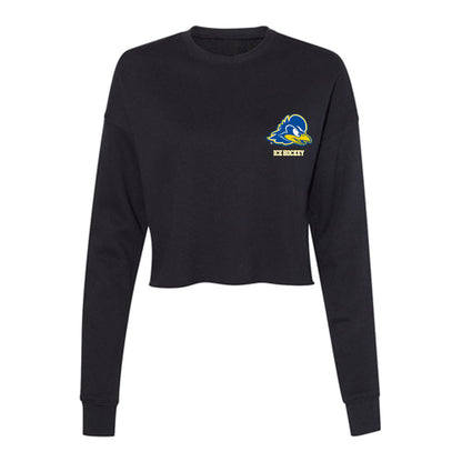 Delaware - NCAA Ice Hockey : Kaitlin Finnegan - Women's Cropped Crew Fleece-0