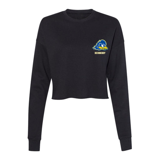 Delaware - NCAA Ice Hockey : Charlotte Payne - Women's Cropped Crew Fleece-0