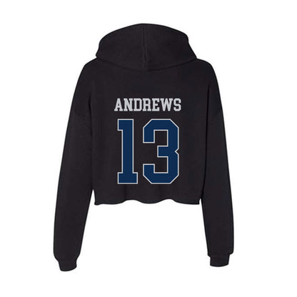 FAU - NCAA Baseball : Steven Andrews - Women's Crop Fleece Hoodie-1