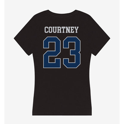 FAU - NCAA Softball : Autumn Courtney - Women's V-Neck T-Shirt-1