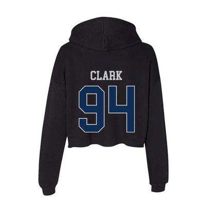 FAU - NCAA Football : Corey Clark - Women's Crop Fleece Hoodie-1