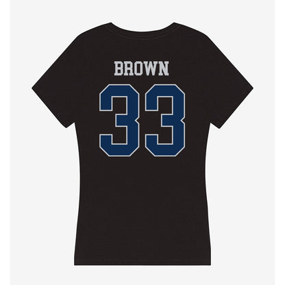FAU - NCAA Football : Almari Brown - Women's V-Neck T-Shirt-1