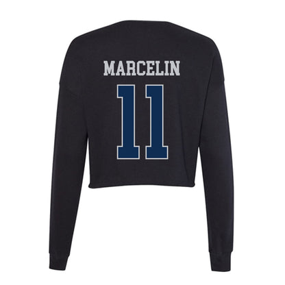 FAU - NCAA Football : Gavench Marcelin - Women's Cropped Crew Fleece-1