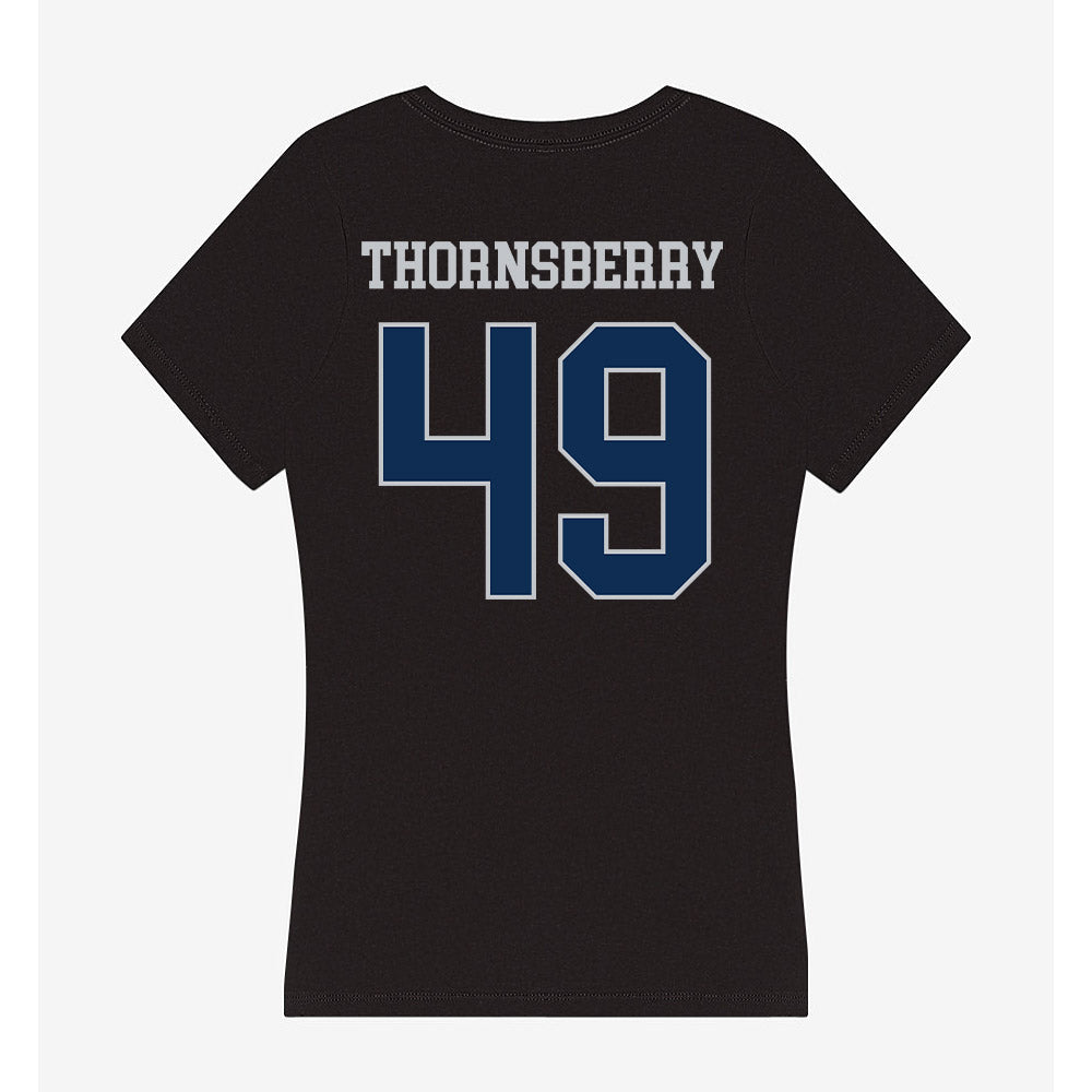 FAU - NCAA Men's Swimming & Diving : Logan Thornsberry - Women's V-Neck T-Shirt-1
