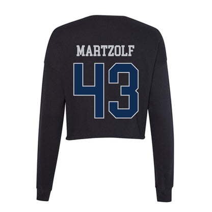 FAU - NCAA Baseball : Max Martzolf - Women's Cropped Crew Fleece-1
