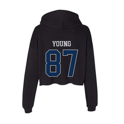 FAU - NCAA Football : Tamez Young - Women's Crop Fleece Hoodie-1