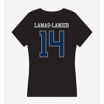 FAU - NCAA Football : Courtney Lamas-Lanier - Women's V-Neck T-Shirt-1
