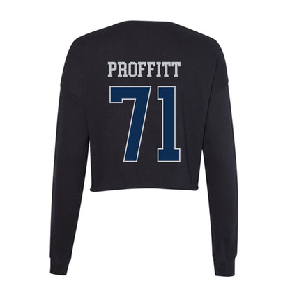 FAU - NCAA Football : Ethan Proffitt - Women's Cropped Crew Fleece-1