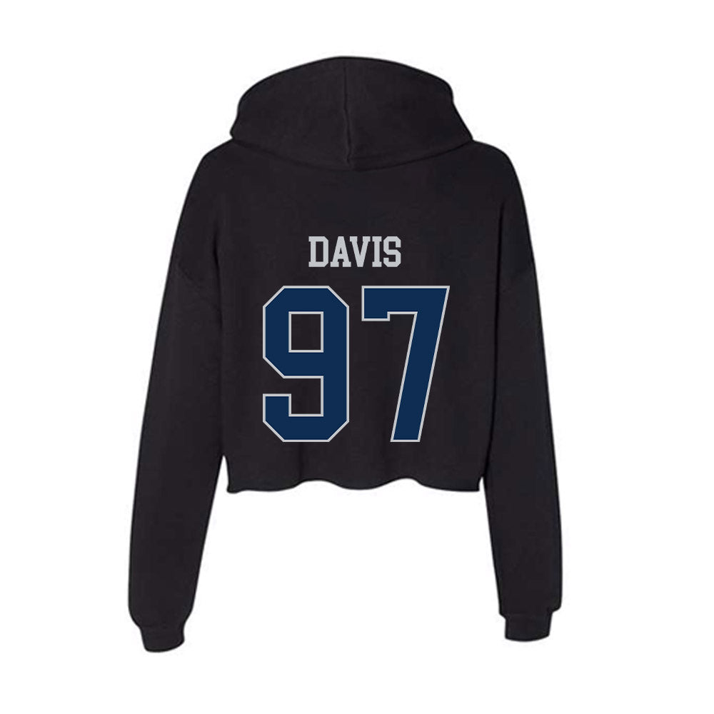 FAU - NCAA Football : Devonta Davis - Women's Crop Fleece Hoodie-1