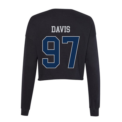 FAU - NCAA Football : Devonta Davis - Women's Cropped Crew Fleece-1