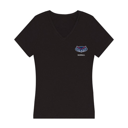FAU - NCAA Baseball : Daniel Baez - Women's V-Neck T-Shirt-0