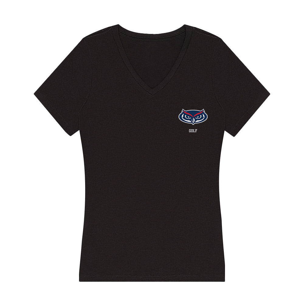 FAU - NCAA Men's Golf : Christian Veilleux - Women's V-Neck T-Shirt-0