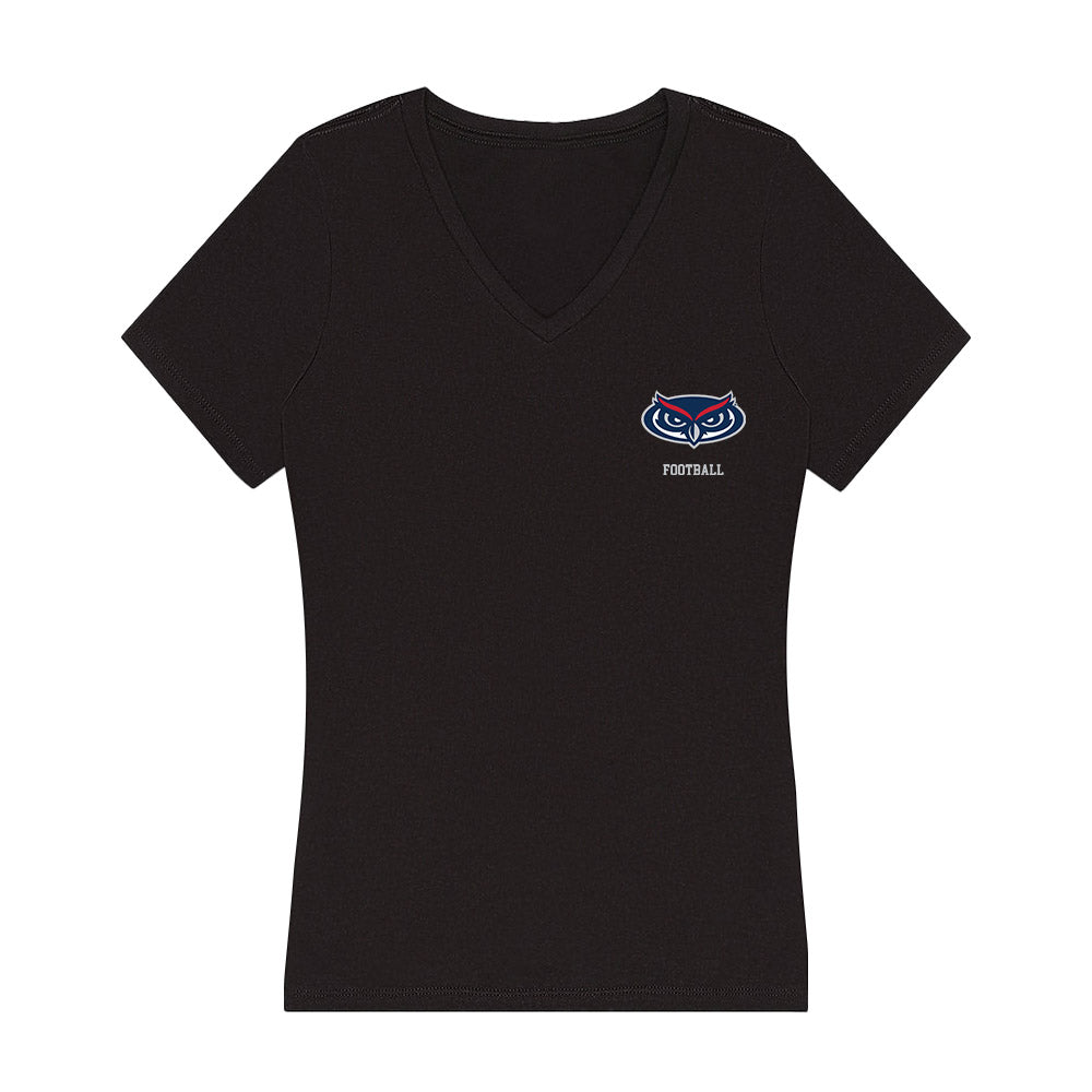 FAU - NCAA Football : Almari Brown - Women's V-Neck T-Shirt-0