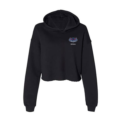 FAU - NCAA Football : Justin Mckithen - Women's Crop Fleece Hoodie-0