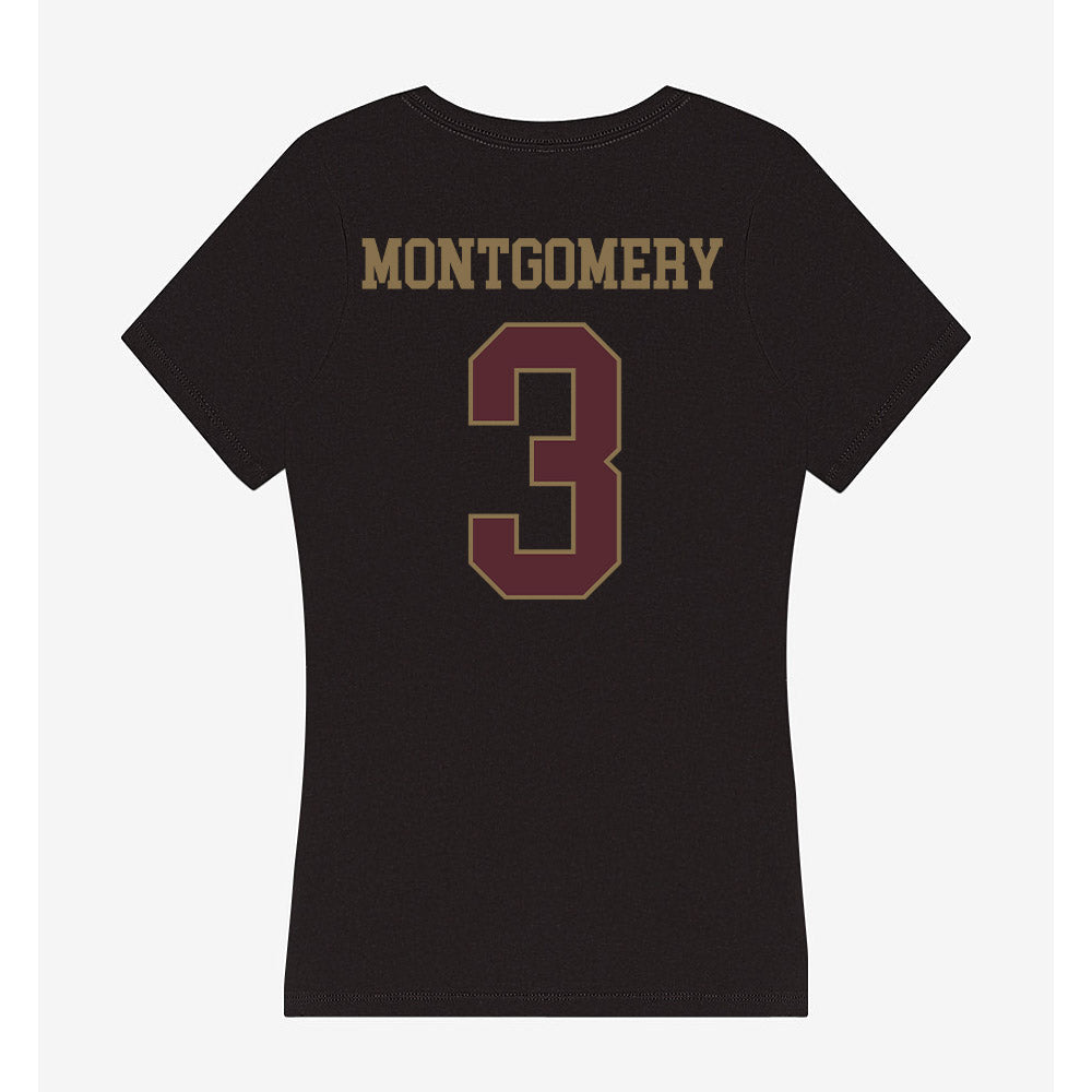 Texas State - NCAA Women's Soccer : Alexis Montgomery - Women's V-Neck T-Shirt-1