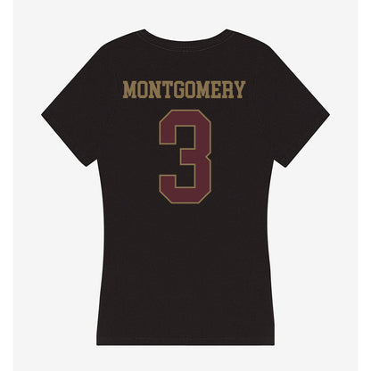 Texas State - NCAA Women's Soccer : Alexis Montgomery - Women's V-Neck T-Shirt-1