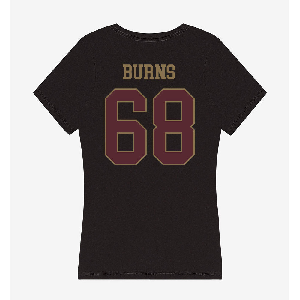 Texas State - NCAA Football : Sully Burns - Women's V-Neck T-Shirt-1