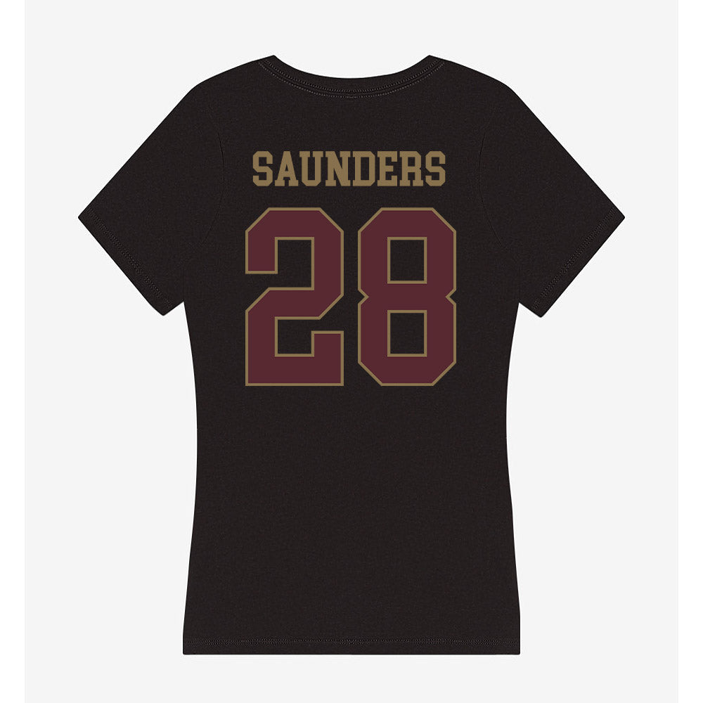 Texas State - NCAA Baseball : Luke Saunders - Women's V-Neck T-Shirt-1