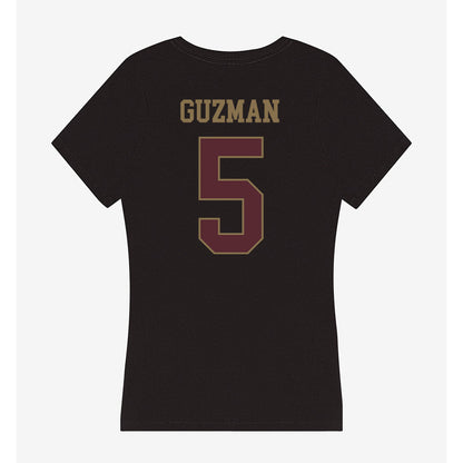 Texas State - NCAA Women's Soccer : Sadie Guzman - Women's V-Neck T-Shirt-1